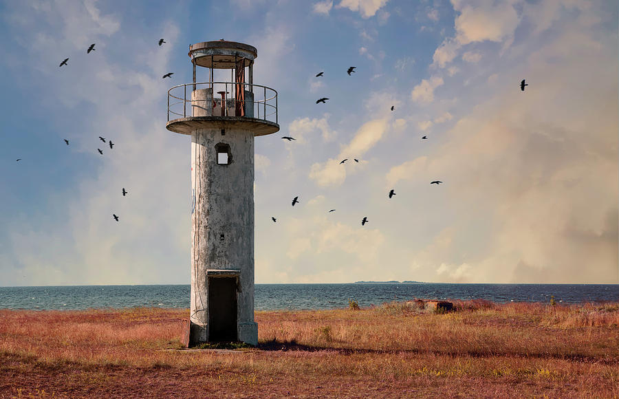 Forgotten lighthouse in Estonia Photograph by Jaroslaw Blaminsky