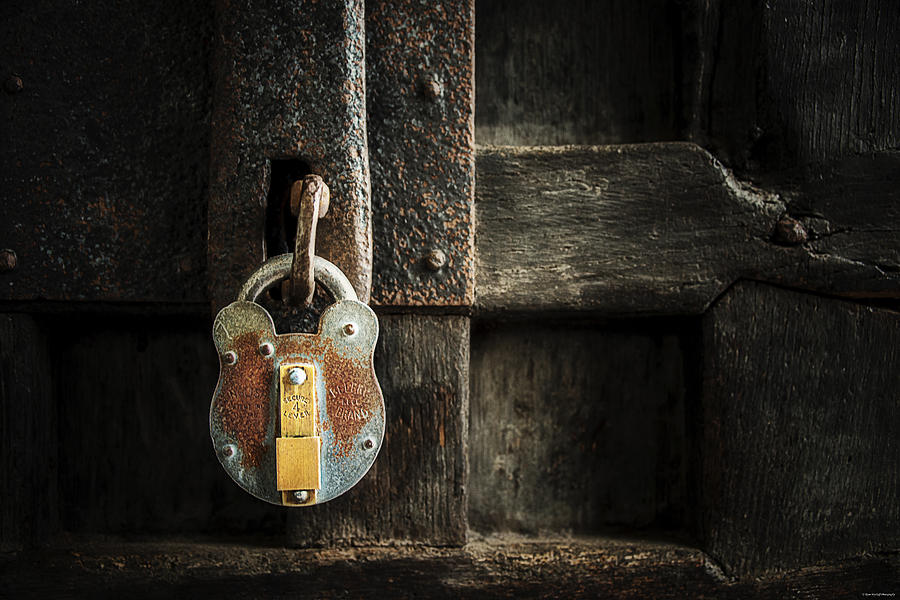 Forgotten Lock Photograph by Ryan Wyckoff