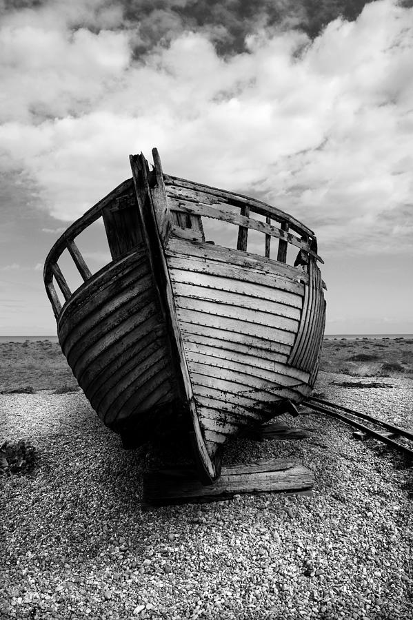Boat Photograph - Forgotten by Mark Rogan