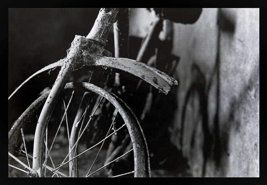 Forgotten memories of and old abandoned bicycle Photograph by Dirk Ercken