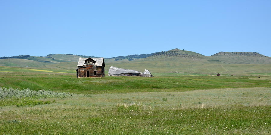 Forgotten Ranch Panorama Photograph by Ed Mosier | Fine Art America