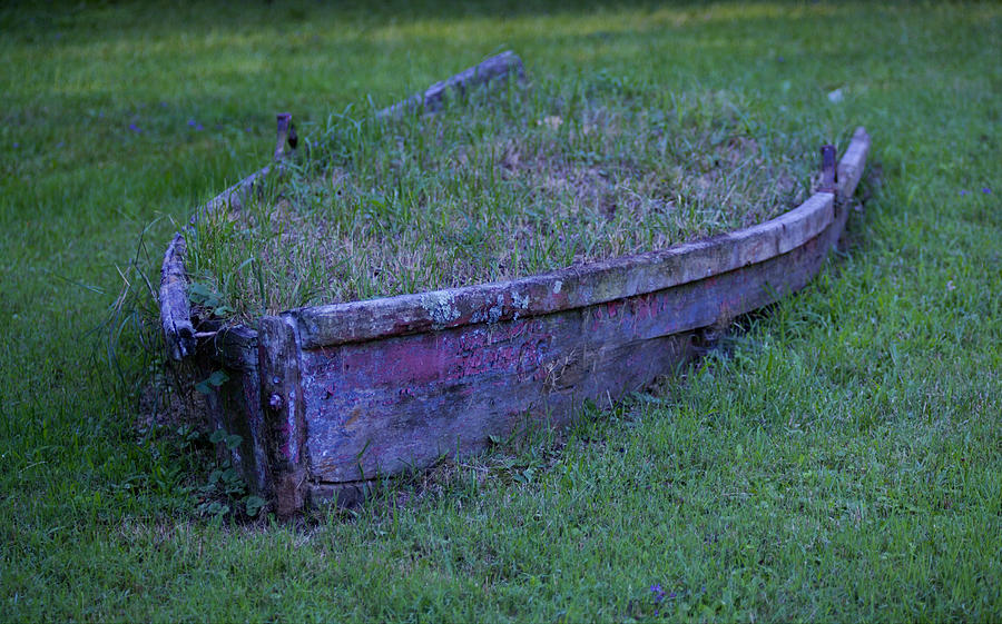 Forgotten Rowboat Photograph by Steve Gravano