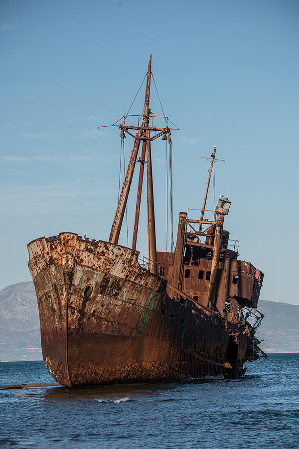 Forgotten ship wreck Photograph by Jaroslaw Blaminsky