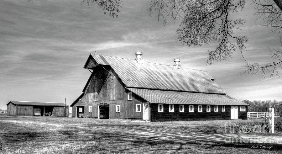 White Windows 2 Rural Hopkinsville Kentucky Barn Art  Photograph by Reid Callaway