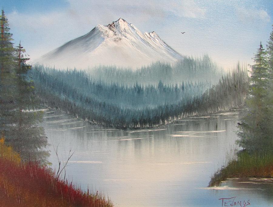 Fork in the River Painting by Thomas Janos