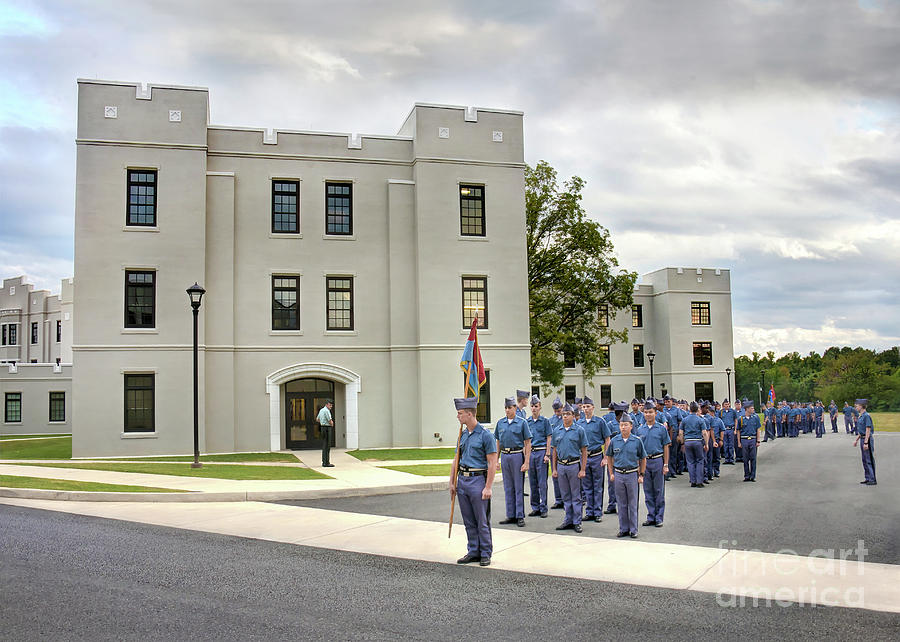 Fork Union Military Academy Charlie Company Entrance Photograph by Karen Jorstad