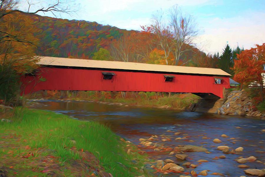Forksville Covered Bridge Photograph