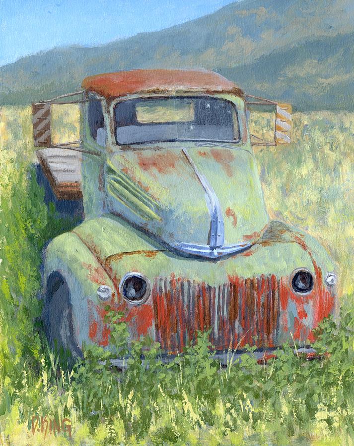 Forlorn Ford Painting by David King