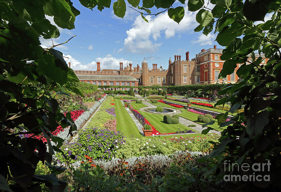 Formal Garden at Hampton Court Palace Photograph by Julia Gavin