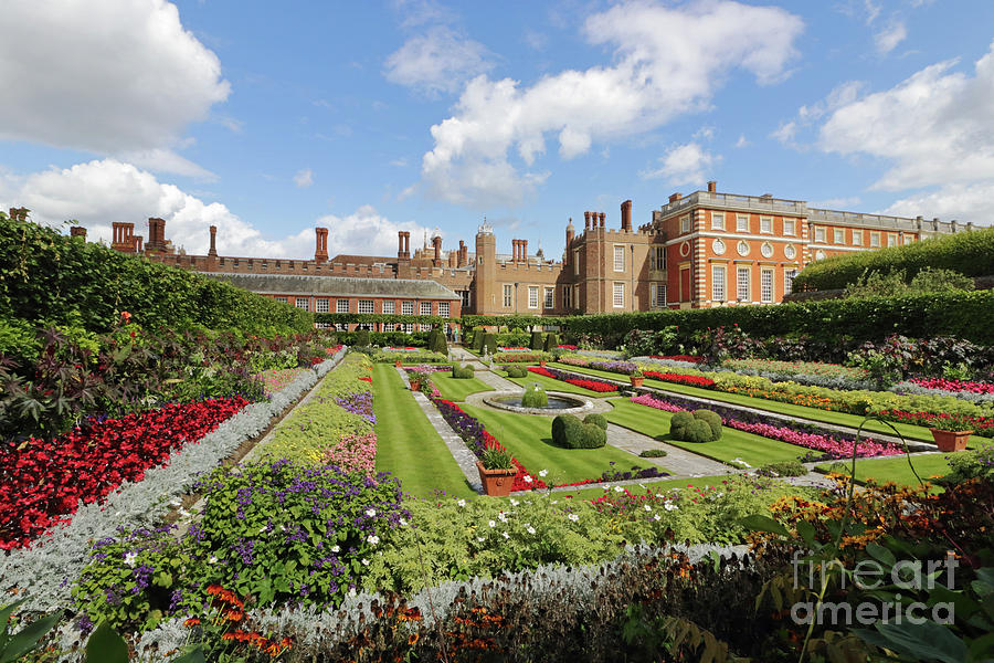 Formal Garden Hampton Court Palace UK Photograph by Julia Gavin