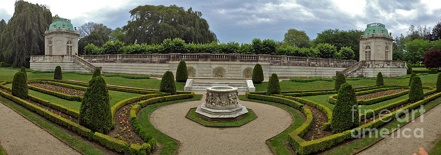 Formal Garden - Panoramic Photograph