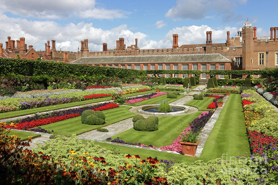 Formal Gardens at Hampton Court Palace Photograph by Julia Gavin