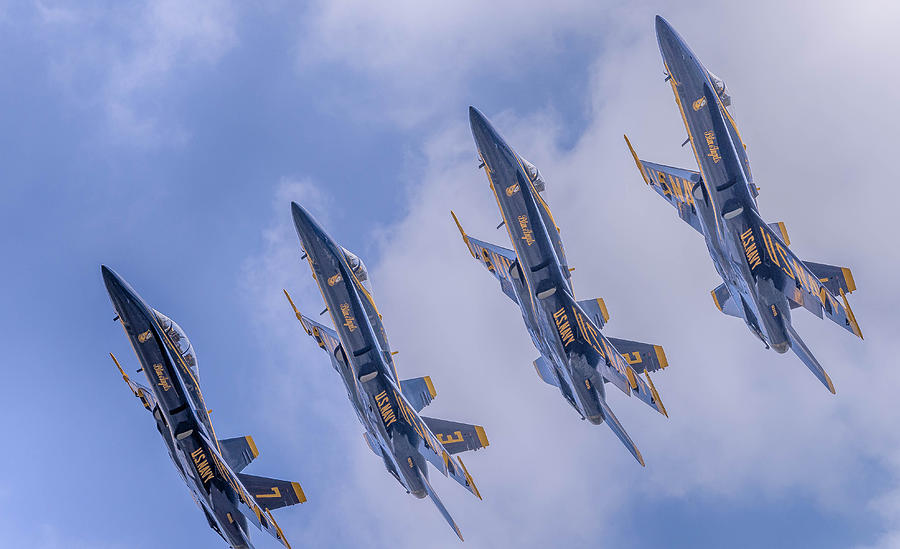Airplane Photograph - Formation Flight  by Mike Yeatts