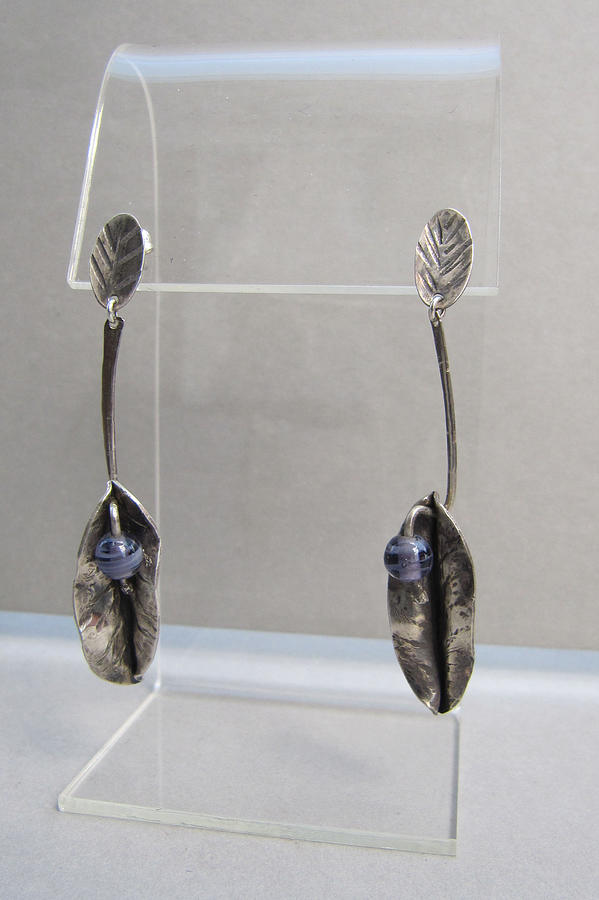 Dangles Jewelry - Formed Fold Sterling Silver  by Brenda Berdnik