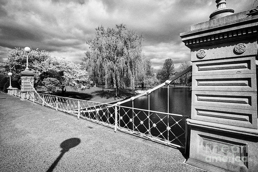 former worlds smallest suspension bridge over the lagoon Boston public ...