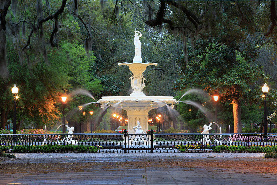 Forsyth Fountain Photograph by Carol VanDyke | Fine Art America