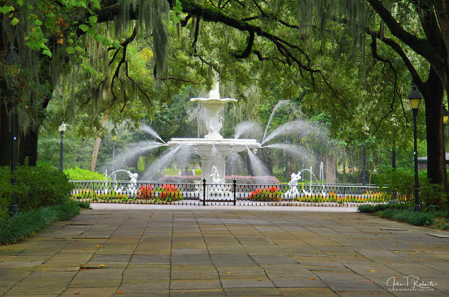Forsyth Fountain Photograph by Clicking With Nature