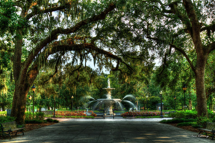 Forsyth Park Fountain 2 Historic Savannah Georgia Photograph by Reid