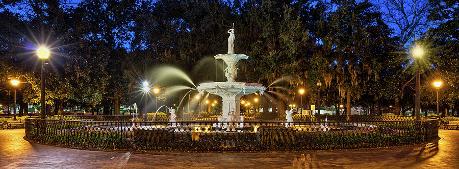 Forsyth Park Fountain Photograph by Jerry Fornarotto
