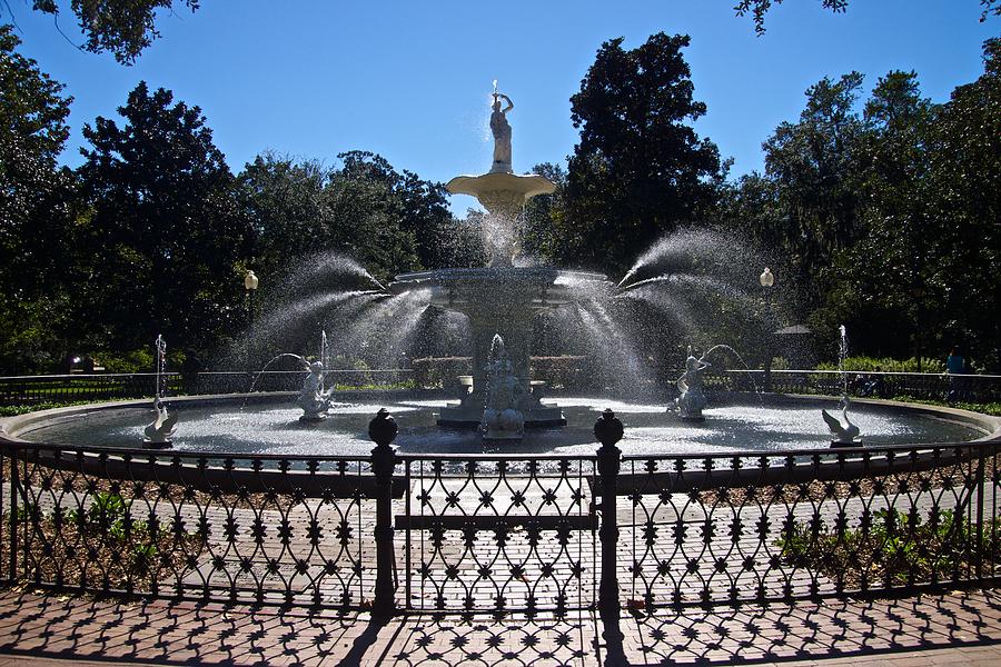 Forsyth Park Fountain Photograph by Richard Duhrkopf - Fine Art America