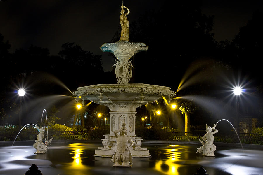 Forsyth Park Fountain Photograph by Rick Mann - Fine Art America