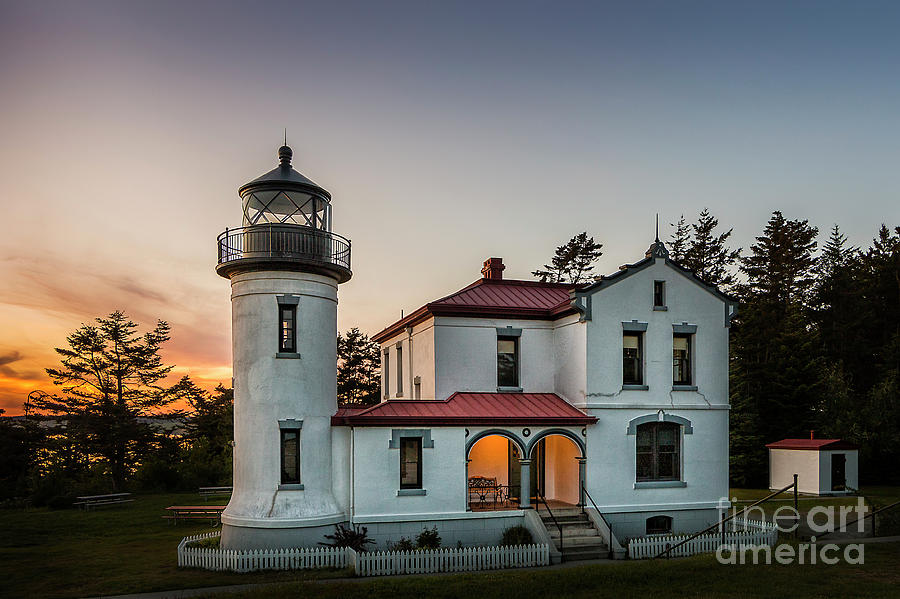Fort Casey Lighthouse Photograph by Sonya Lang