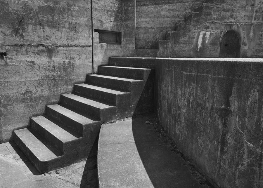 Nature Photograph - Fort Casey Steps 3939 by Bob Neiman