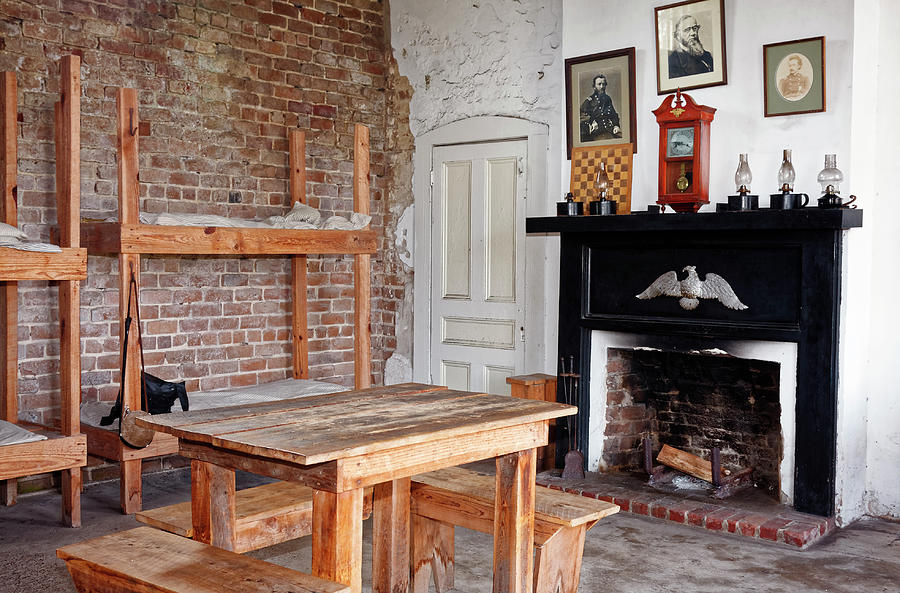 Fort Clinch Officers Quarters  Photograph by Sally Weigand