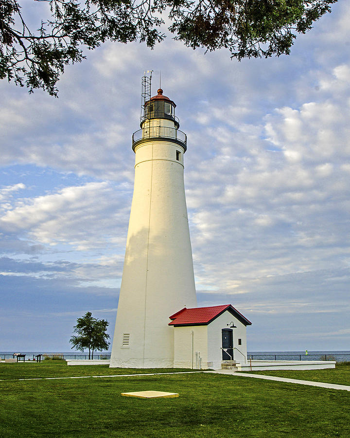 Lighthouse Photograph - Fort Gratiot Lighthouse - 2 by Tom Clark
