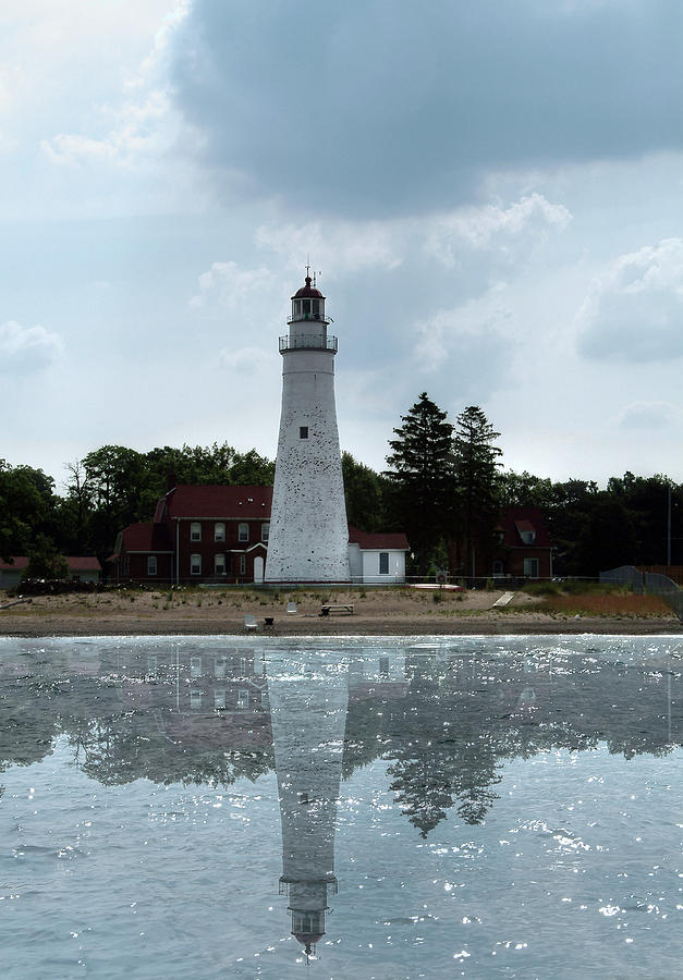 Fort Gratiot Lighthouse Reflection Photograph By Scott Bert Pixels 8682