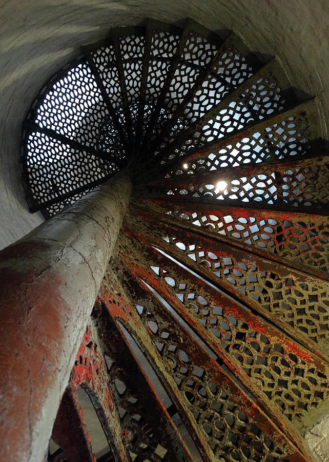 Fort Gratiot Lighthouse Staircase Photograph by David T Wilkinson
