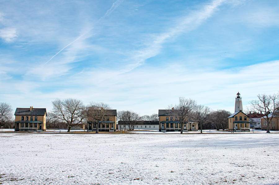 Fort Hancock - Officers Row Photograph by Kristia Adams