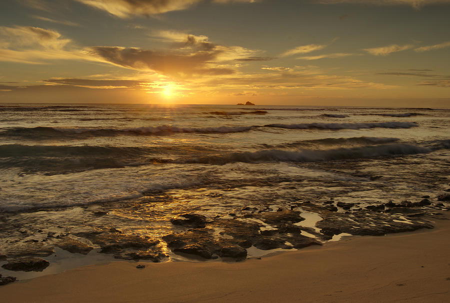 Sunset Photograph - Fort Haze Beach by Michael Peychich