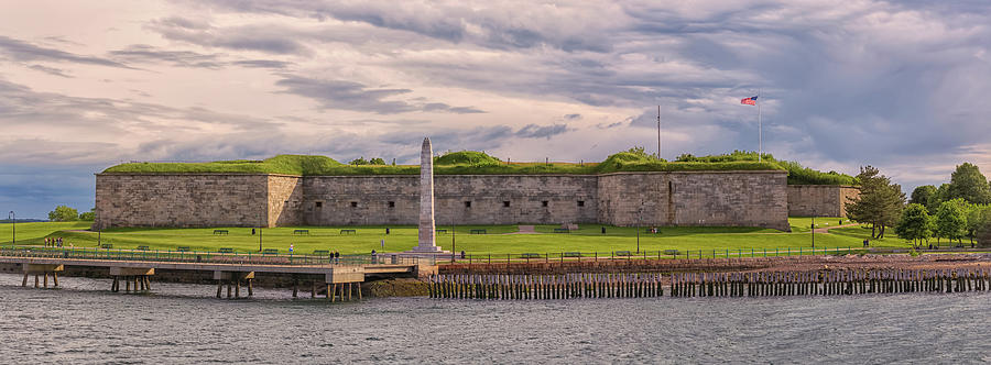 Fort Independence At Castle Island Photograph by Brian MacLean