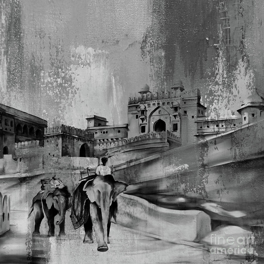 Fort Jaipur India  Painting by Gull G
