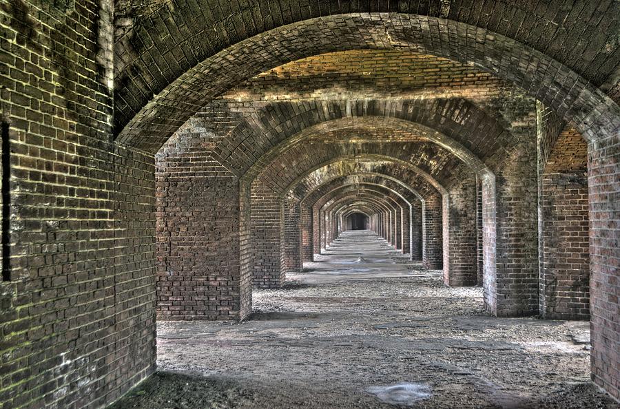 Fort Jefferson - Dry Tortugas - Arches Photograph by Timothy Lowry
