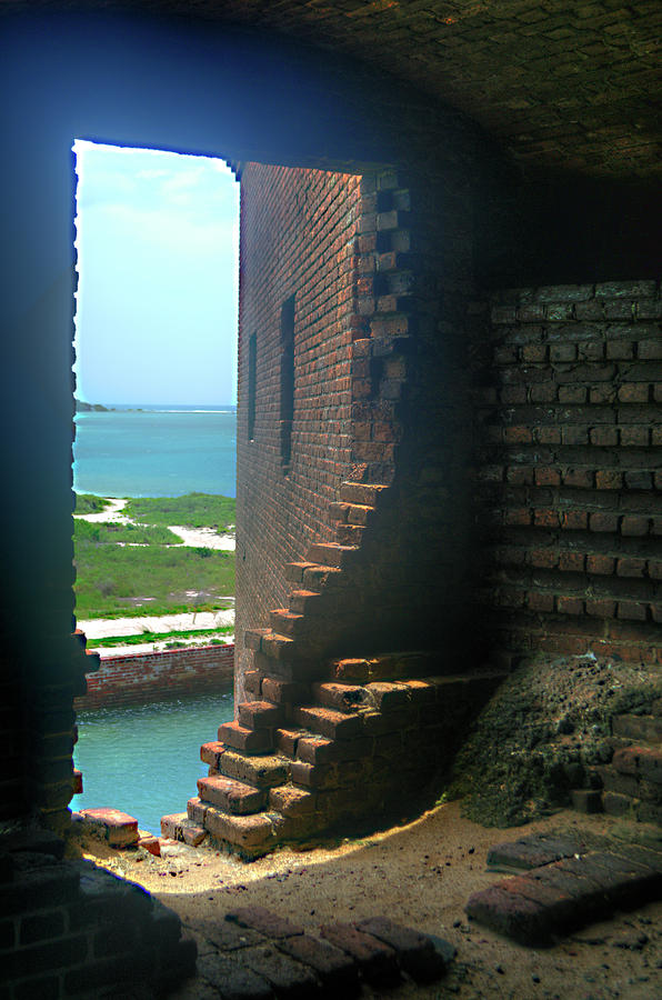 Fort Jefferson - Dry Tortugas Inside Room Photograph by Timothy Lowry