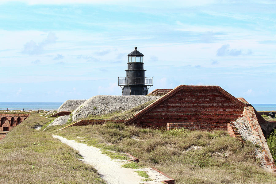 Fort Jefferson Lighthouse 2 Photograph by Teresa Wilson