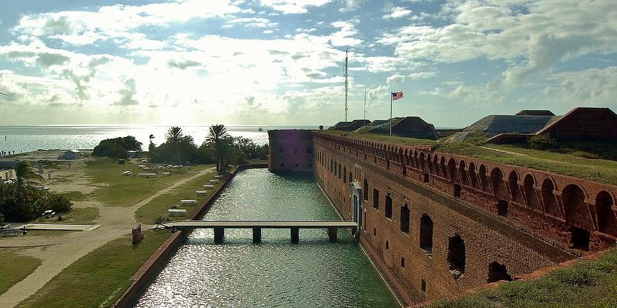 Fort Jefferson Moat 3 Photograph by Christopher James