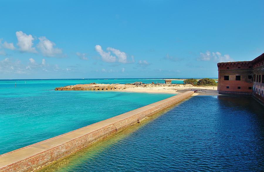 Fort Jefferson Moat Photograph by Christopher James