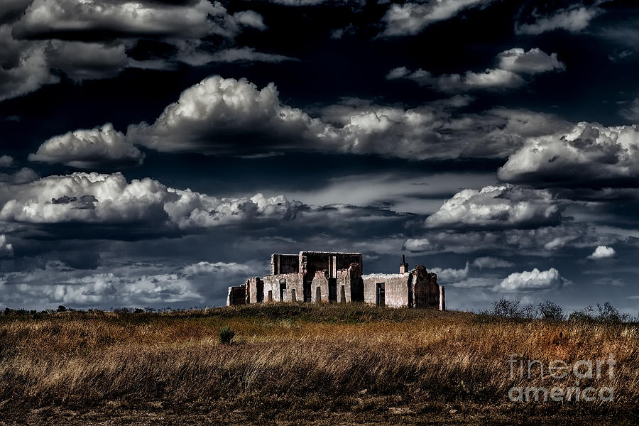 Jon Burch Photograph - Fort Laramie Hospital Ruins by Jon Burch Photography
