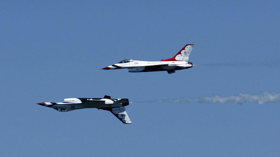 Fort Lauderdale Air Show Jets Photograph by Lawrence S Richardson Jr