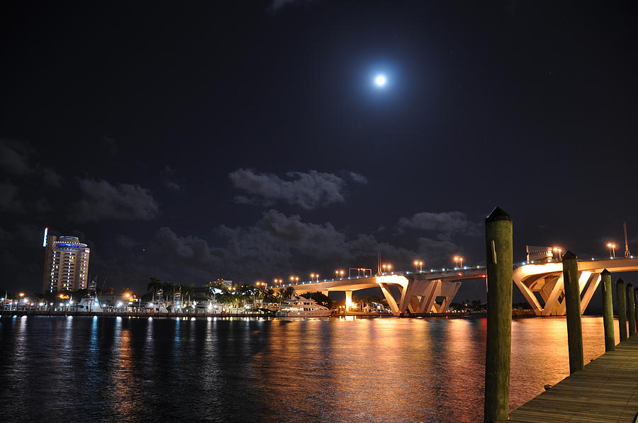 Fort Lauderdale Draw Bridge Photograph by Kelly Wade