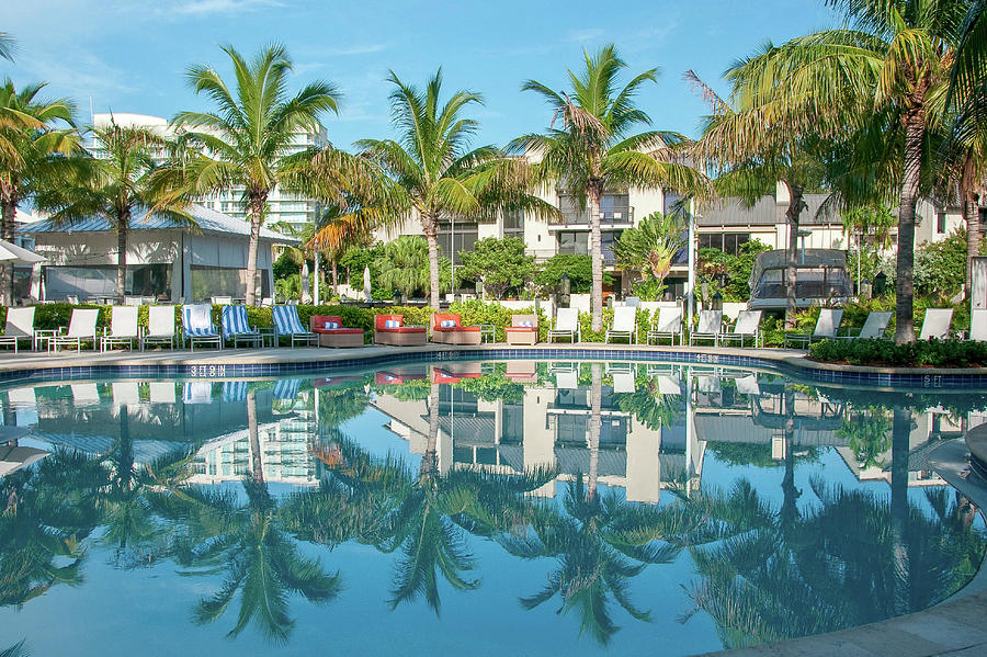 Fort Lauderdale Hilton Marina - pool area Photograph by Timothy Wildey ...