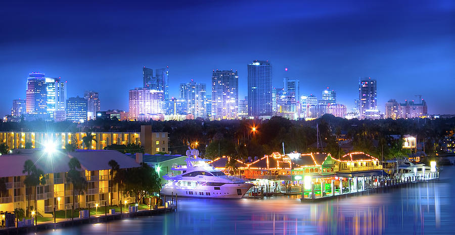 Fort Lauderdale Skyline Photograph by Mark Andrew Thomas
