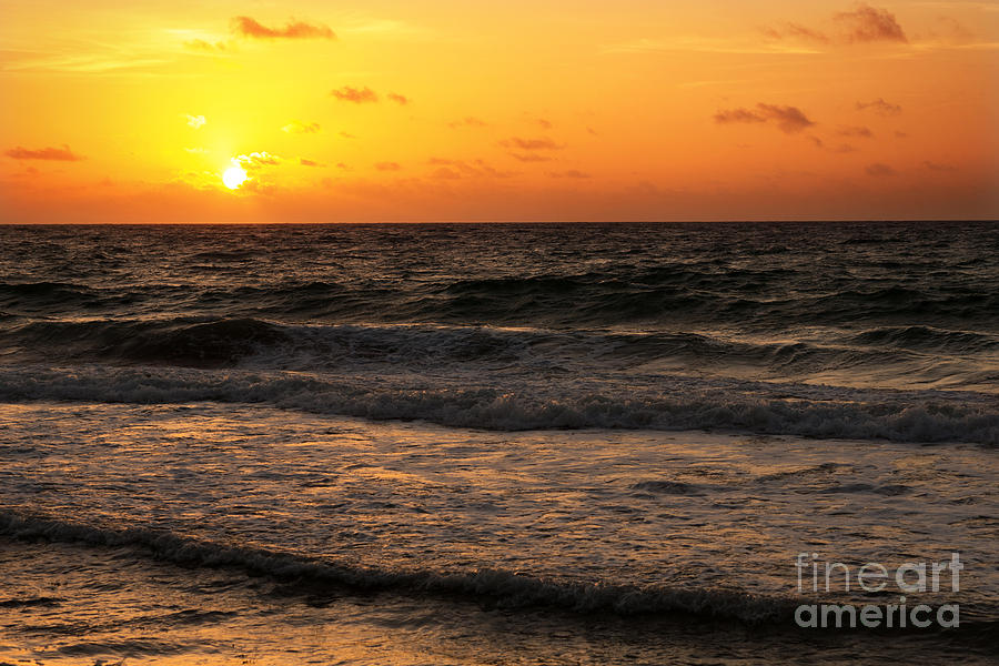 Beach Photograph - Fort Lauderdale Sunrise by Eyzen M Kim