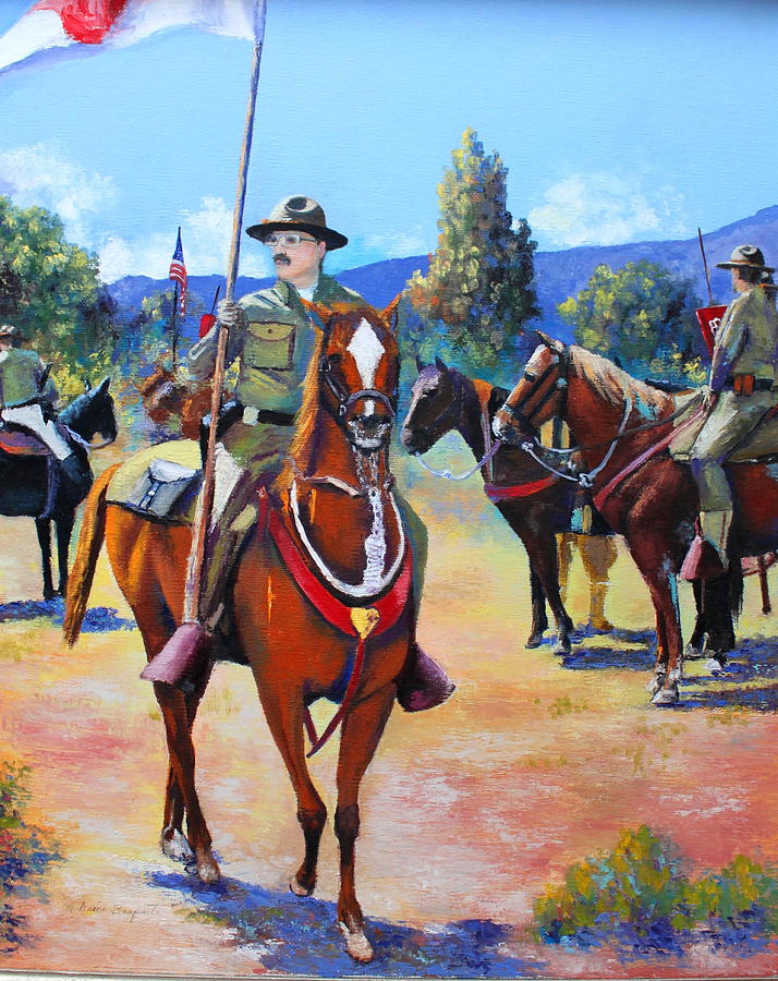 Fort Lowell Painting by M Diane Bonaparte