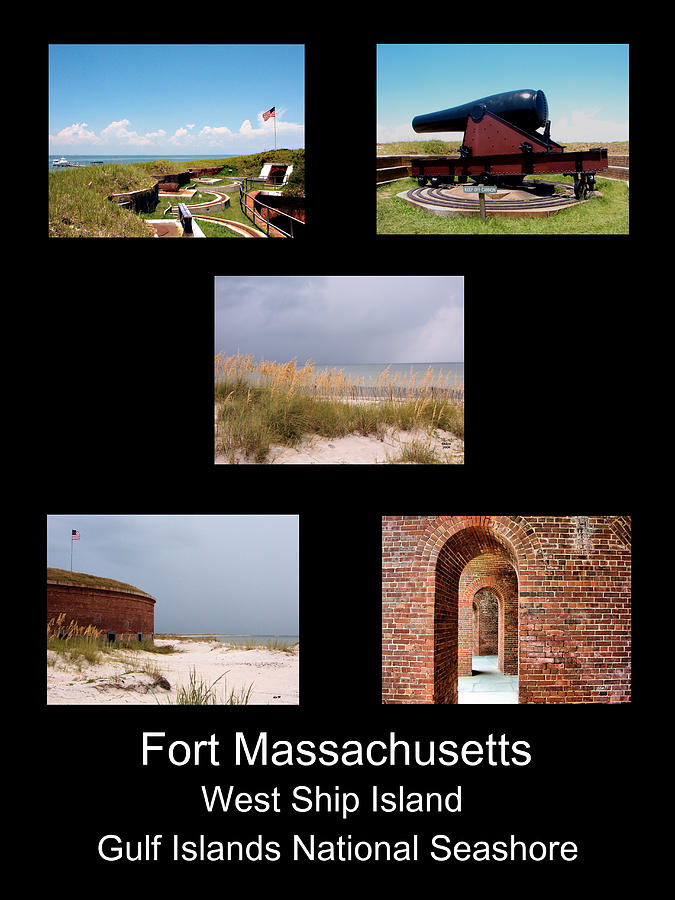 Fort Massachusetts Poster Photograph by Kathy K McClellan