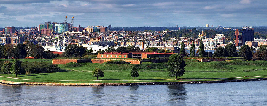 Fort McHenry Baltimore Panorama Photograph by Bill Swartwout