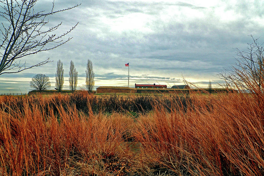 Fort McHenry in a Field of Dreams Photograph by Bill Swartwout